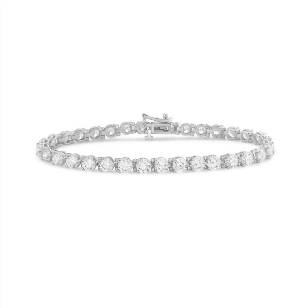 NEW DIANA M JEWELS women's round lab-grown diamond jewelry bracelet (7.00 ct) -